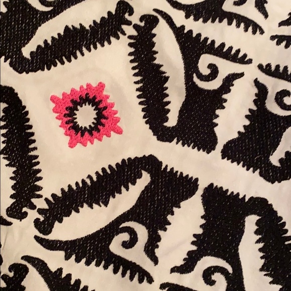 Mara Hoffman embroidered shift dress in black and pink - SUMMER SALE! - Picture 6 of 6